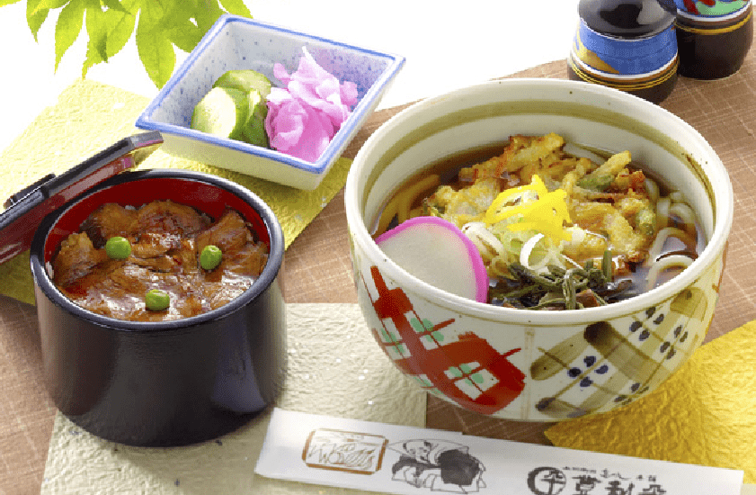 ATATAKAI UDON (or SOBA) SET
