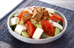 豆腐サラダ